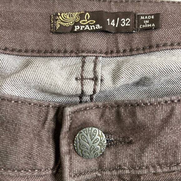 prAna Jeans Womens Brown Kara Pant 14/32‎ Low Rise Hiking Outdoor W4KARA115 - Picture 4 of 13